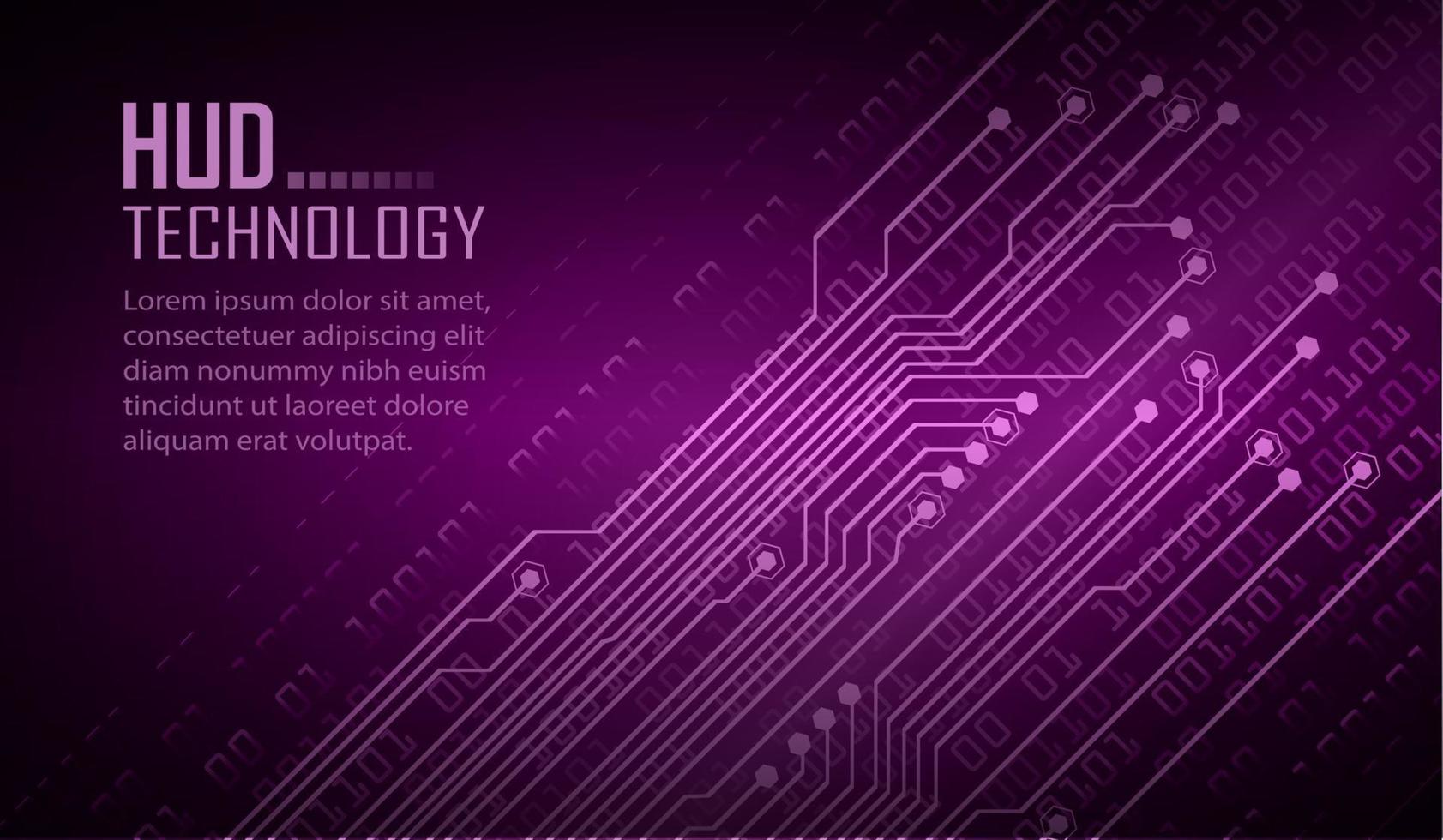 fond de concept de technologie future cyber circuit vecteur