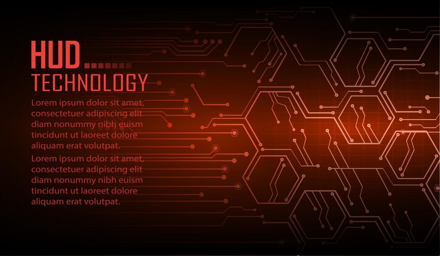 fond de concept de technologie future circuit printcyber vecteur