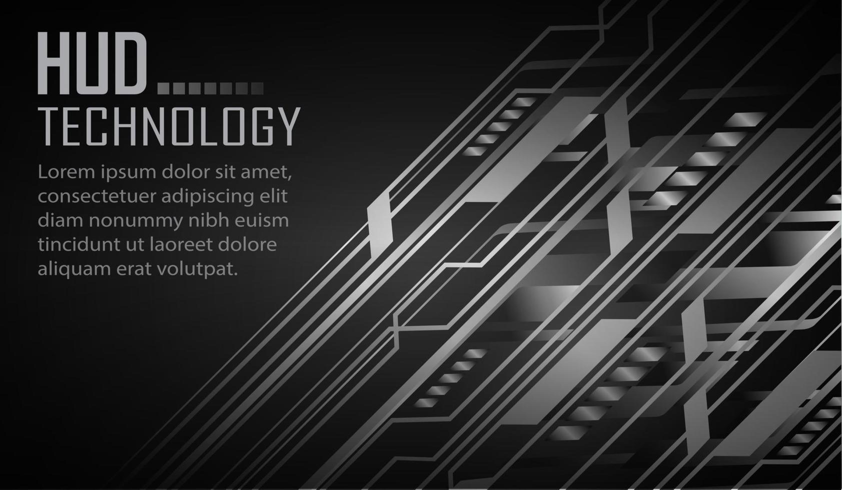 fond de concept de technologie future cyber circuit vecteur