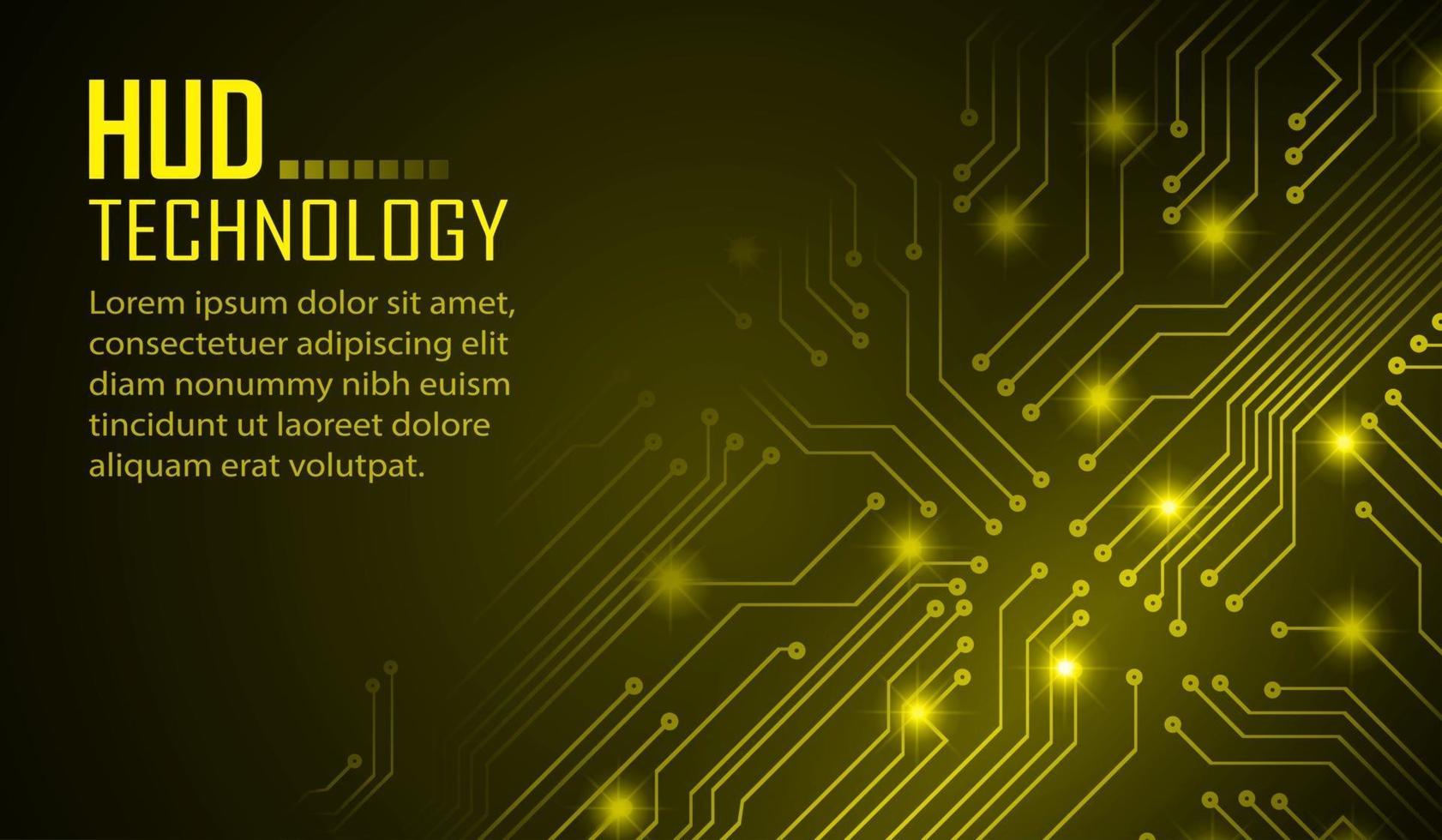 fond de concept de technologie future cyber circuit vecteur