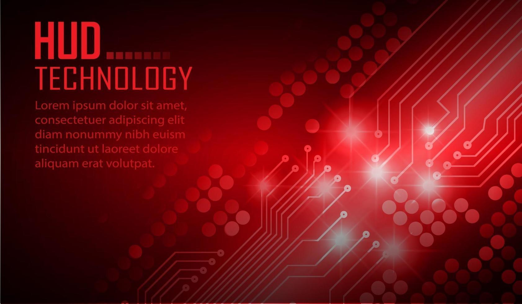 fond de concept de technologie future cyber circuit vecteur