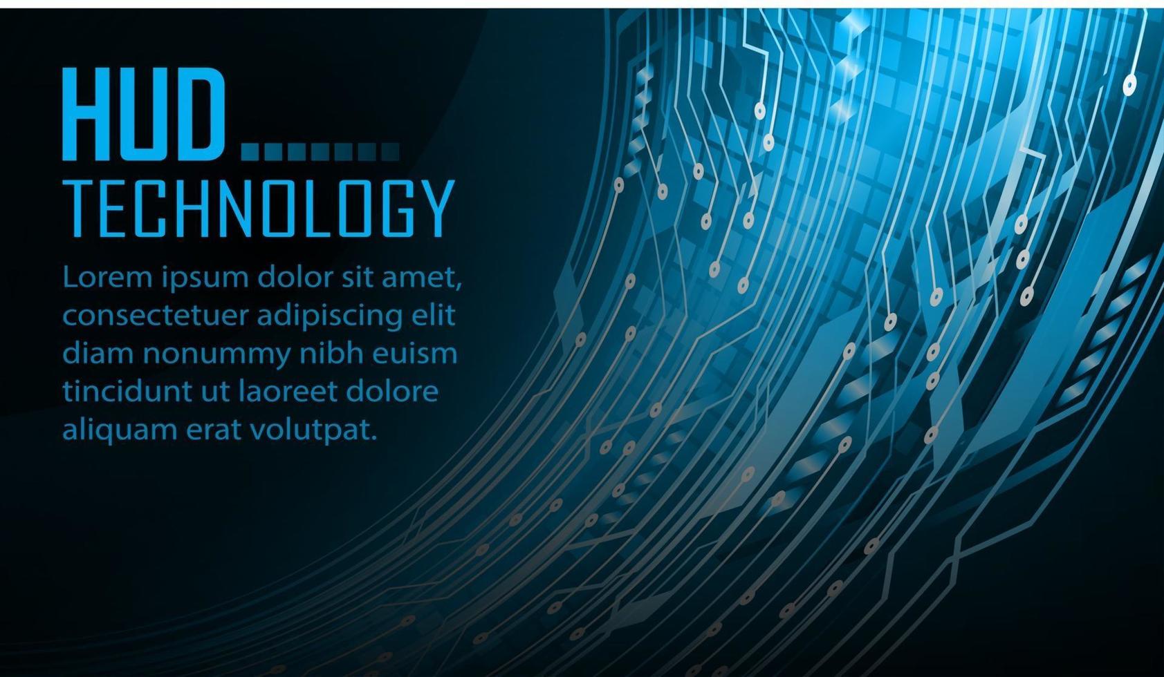 fond de concept de technologie future cyber circuit vecteur