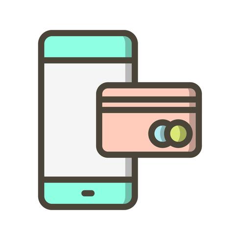 Services bancaires mobiles Vector Icon