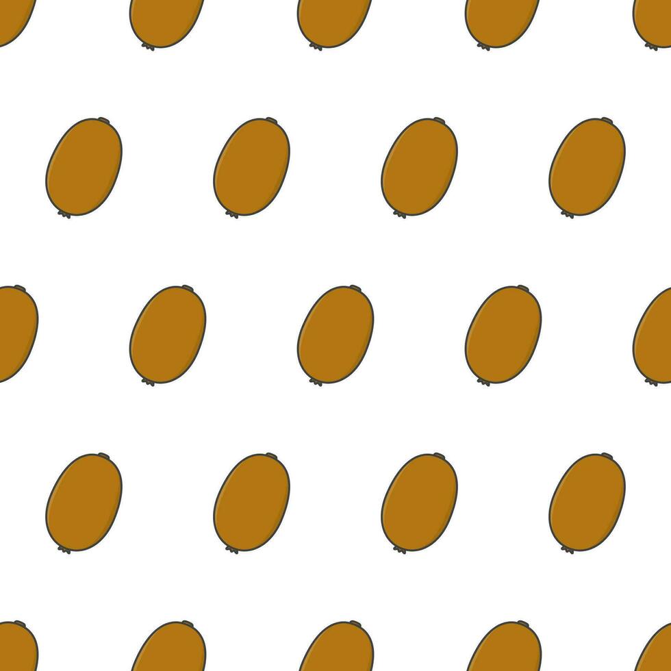 Frais kiwi sans couture modèle sur une blanc Contexte. kiwi fruit vecteur illustration