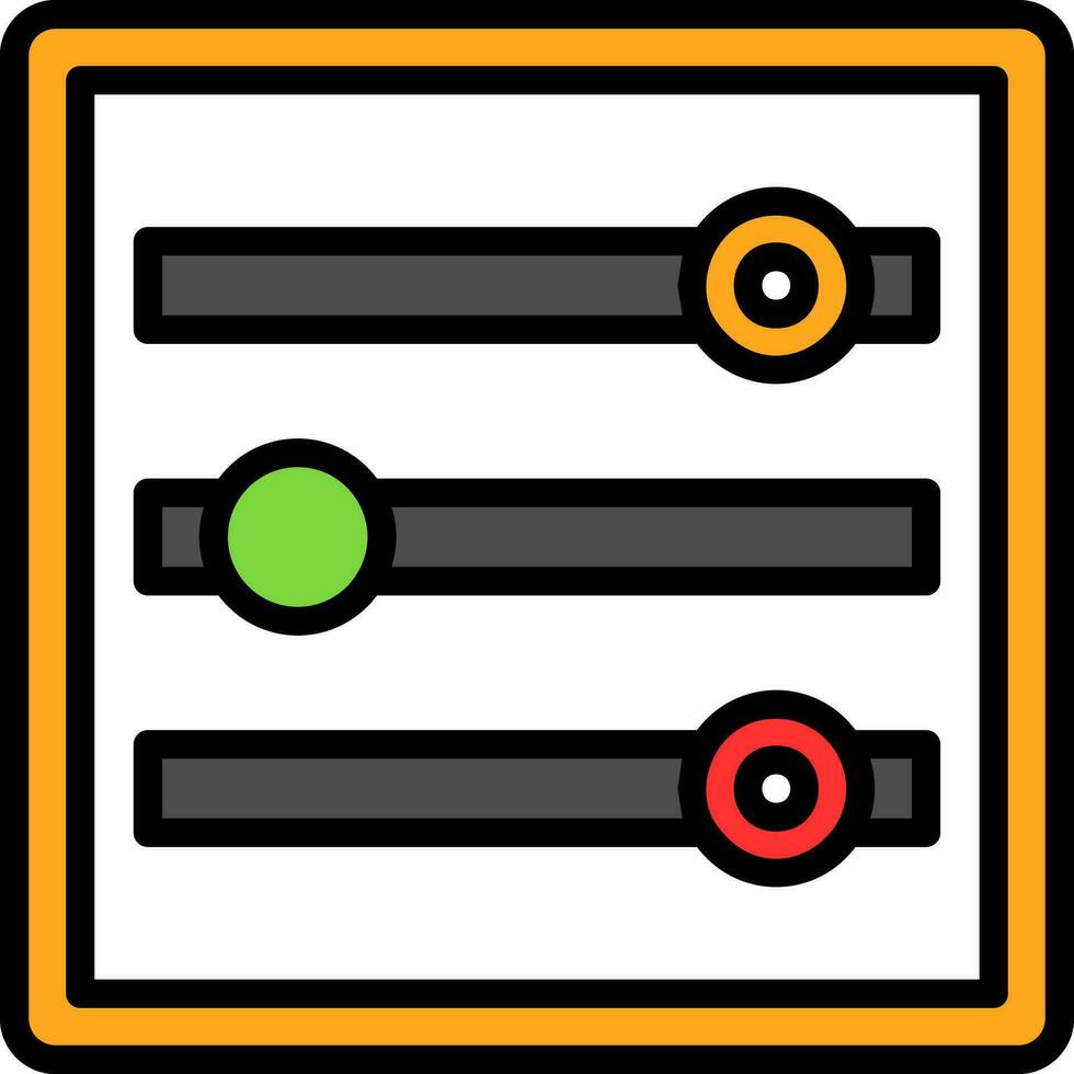 conception d'icône de vecteur de filtre