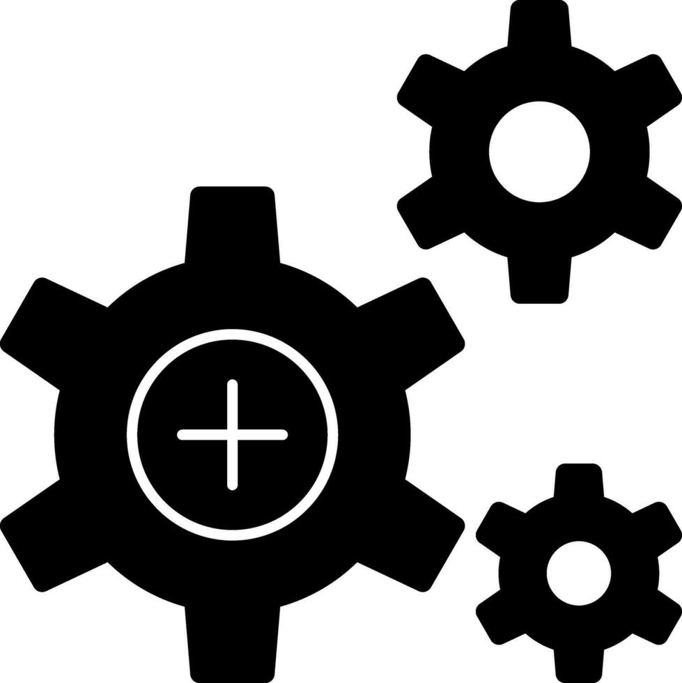 conception d'icône de vecteur de paramètres