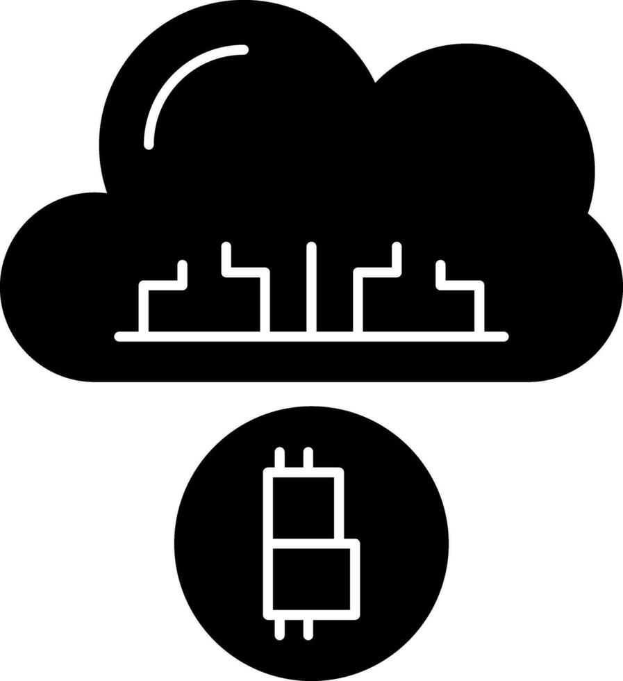 conception d'icône de vecteur de nuage