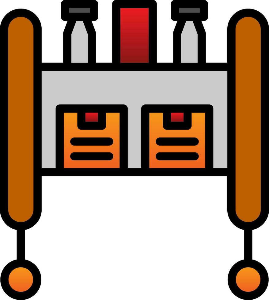 conception d'icône de vecteur de chariot