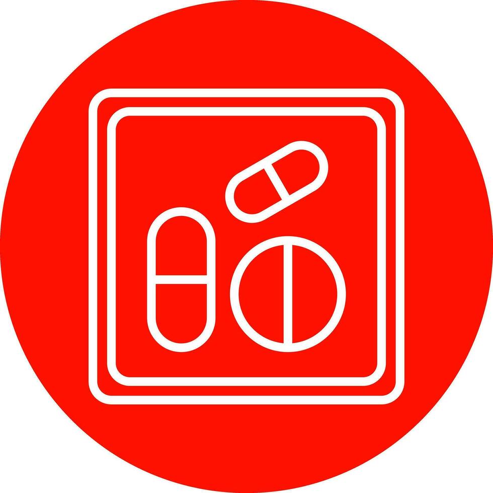 conception d'icônes vectorielles de médicaments vecteur