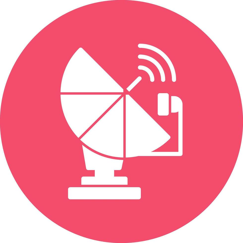 conception d'icône de vecteur d'antenne parabolique