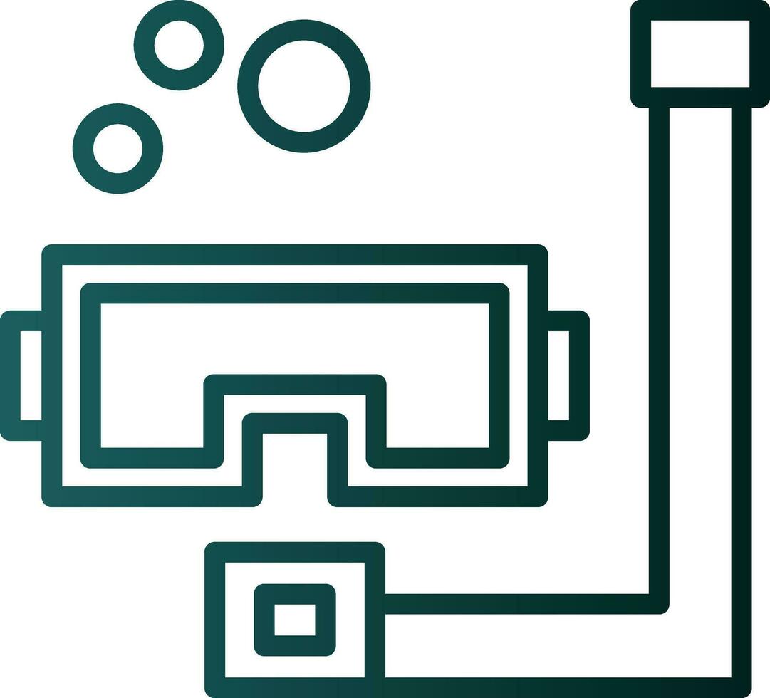 scaphandre autonome vecteur icône conception