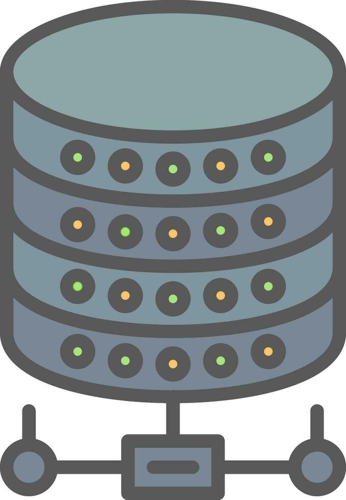 conception d'icône de vecteur de base de données