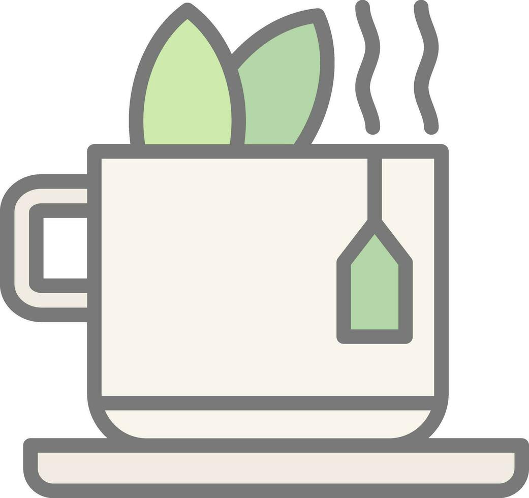 matcha thé vecteur icône conception