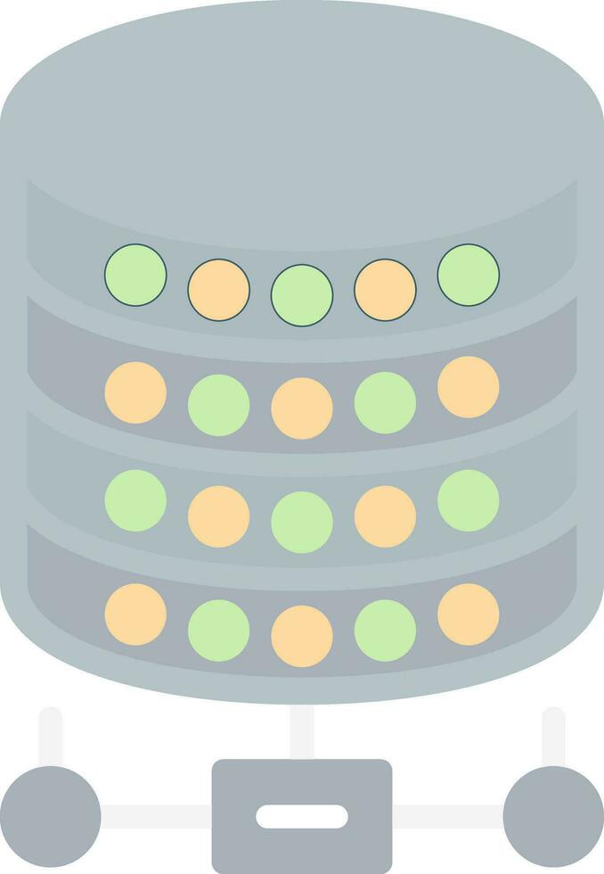 conception d'icône de vecteur de base de données