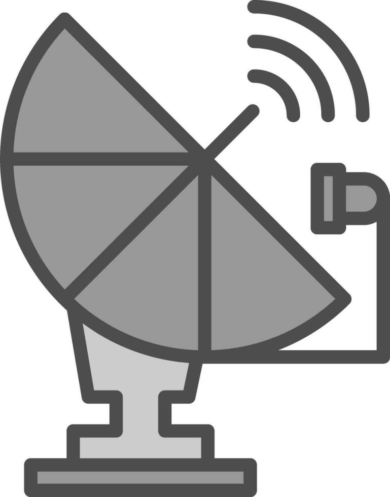 conception d'icône de vecteur d'antenne parabolique