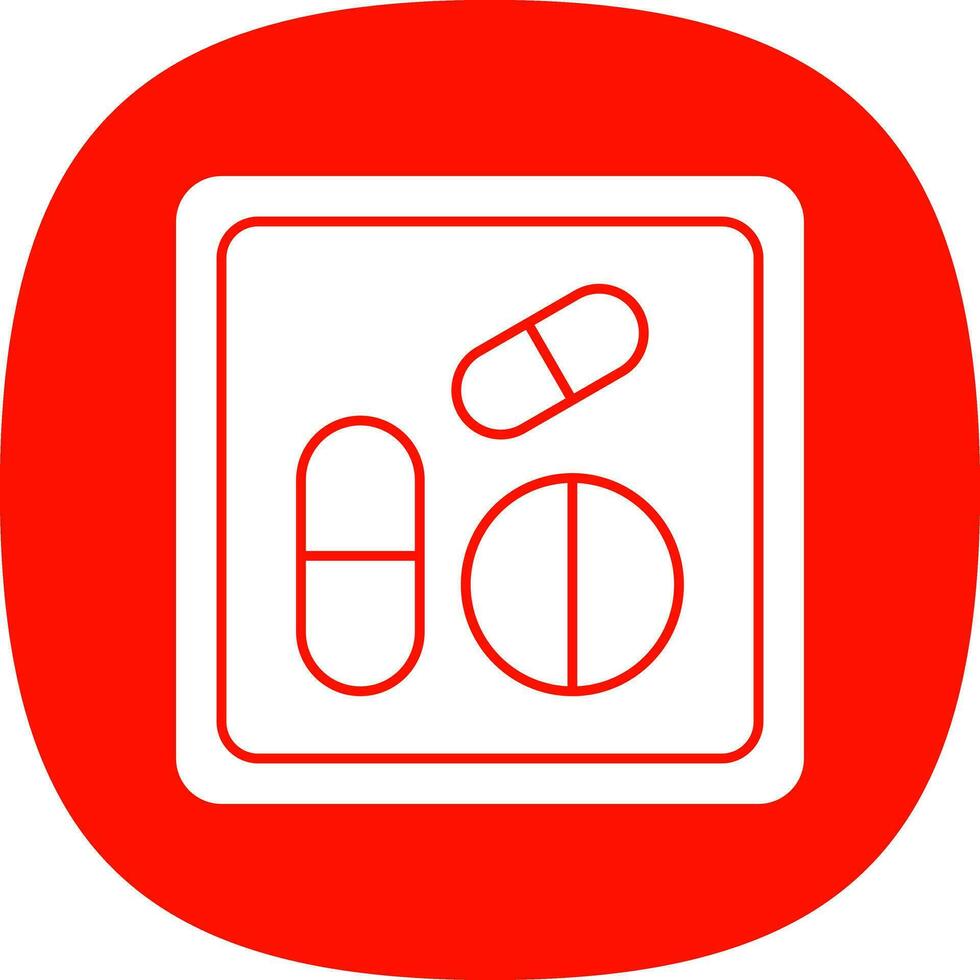 conception d'icônes vectorielles de médicaments vecteur