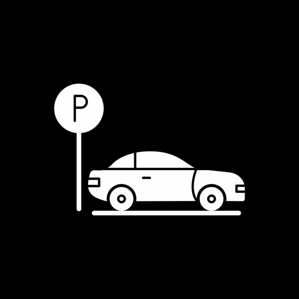 conception d'icône de vecteur de stationnement