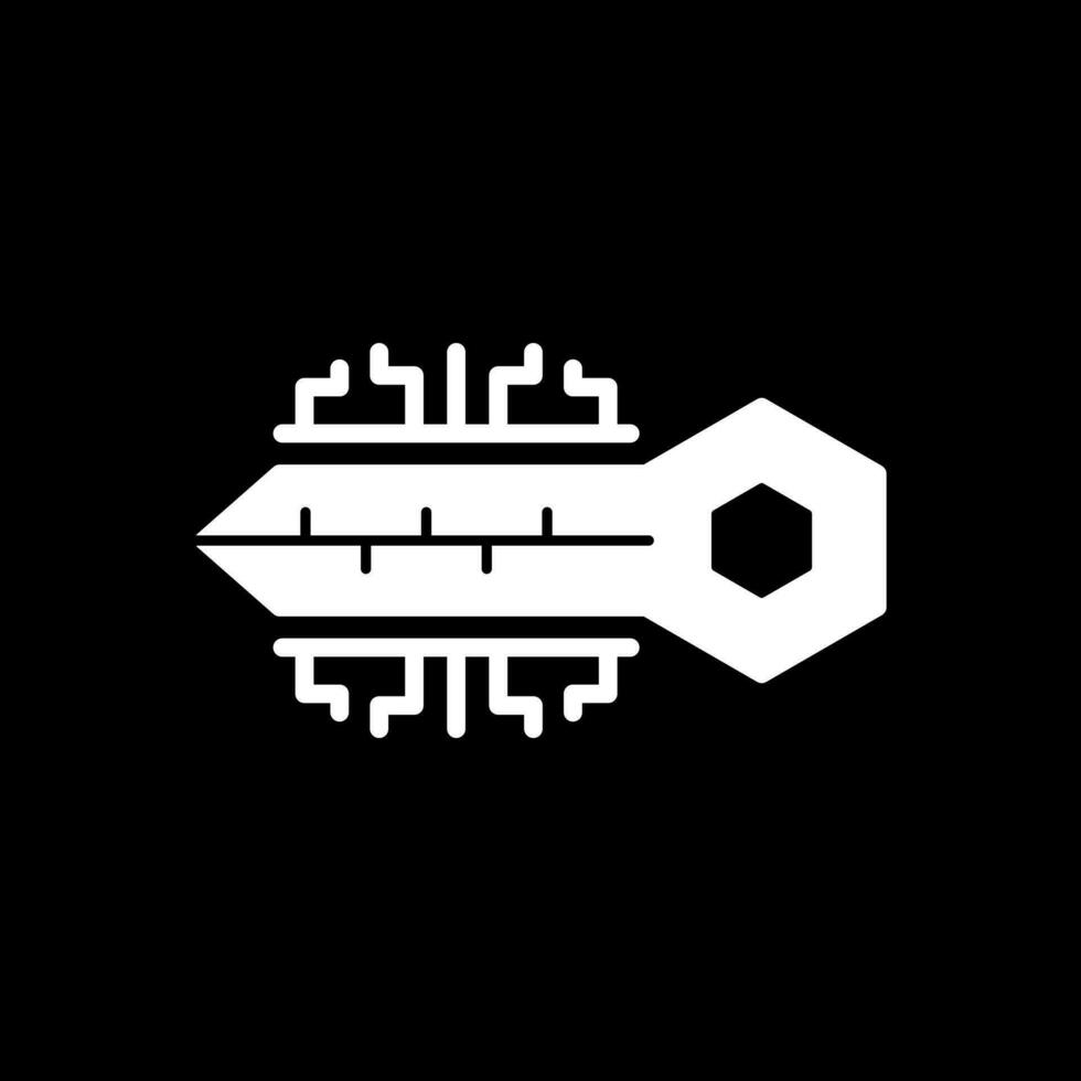 numérique clé vecteur icône conception
