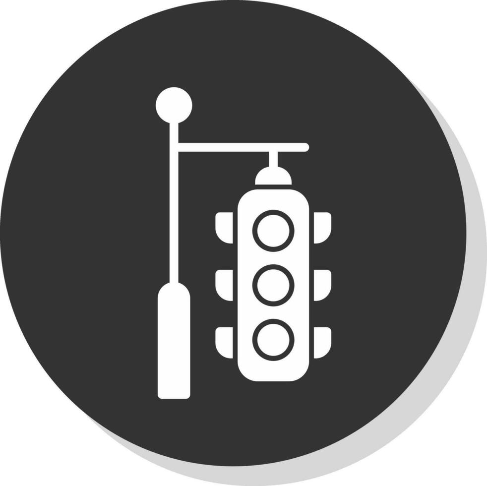 conception d'icône de vecteur de feux de circulation