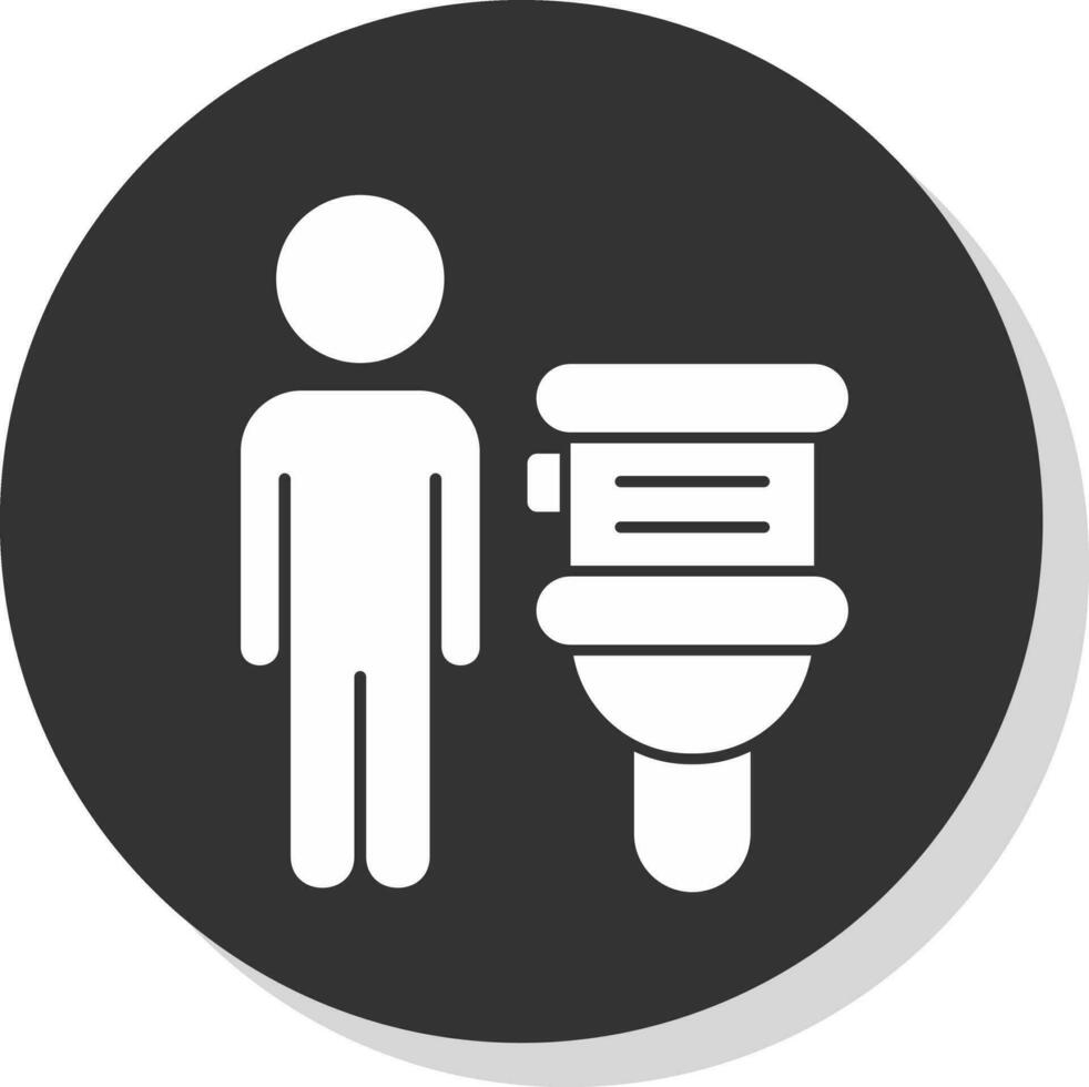 conception d'icône de vecteur de toilettes