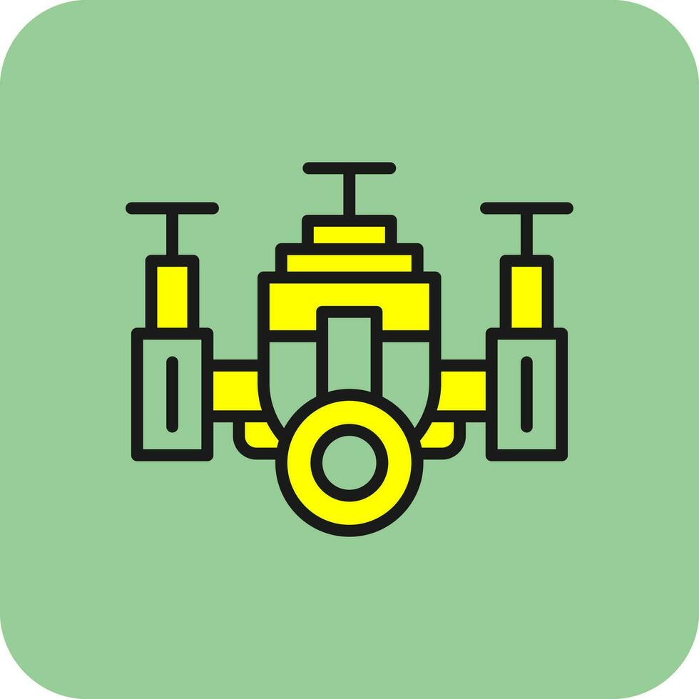 conception d'icône de vecteur de drone