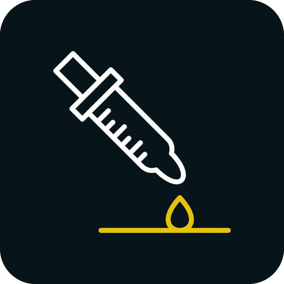 conception d'icône vecteur compte-gouttes