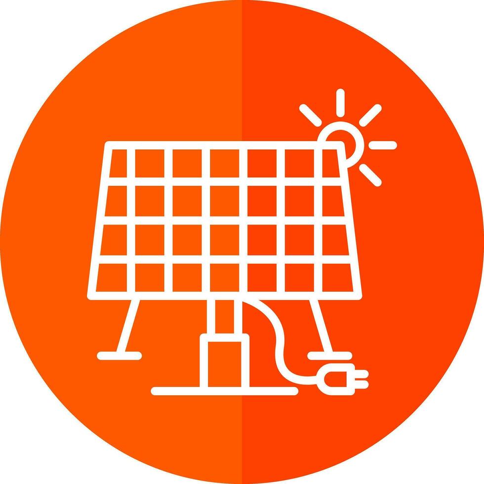 conception d'icône de vecteur d'énergie solaire