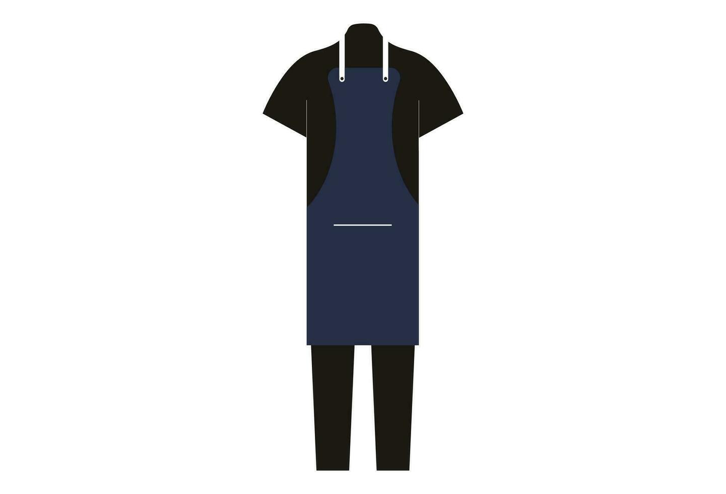 restaurant serveuse uniforme, typiquement consiste de une collier chemise, robe un pantalon ou une jupe, et une gilet ou tablier, le uniforme mai aussi comprendre une attacher ou nœud papillon, comme bien comme confortable et professionnel vecteur