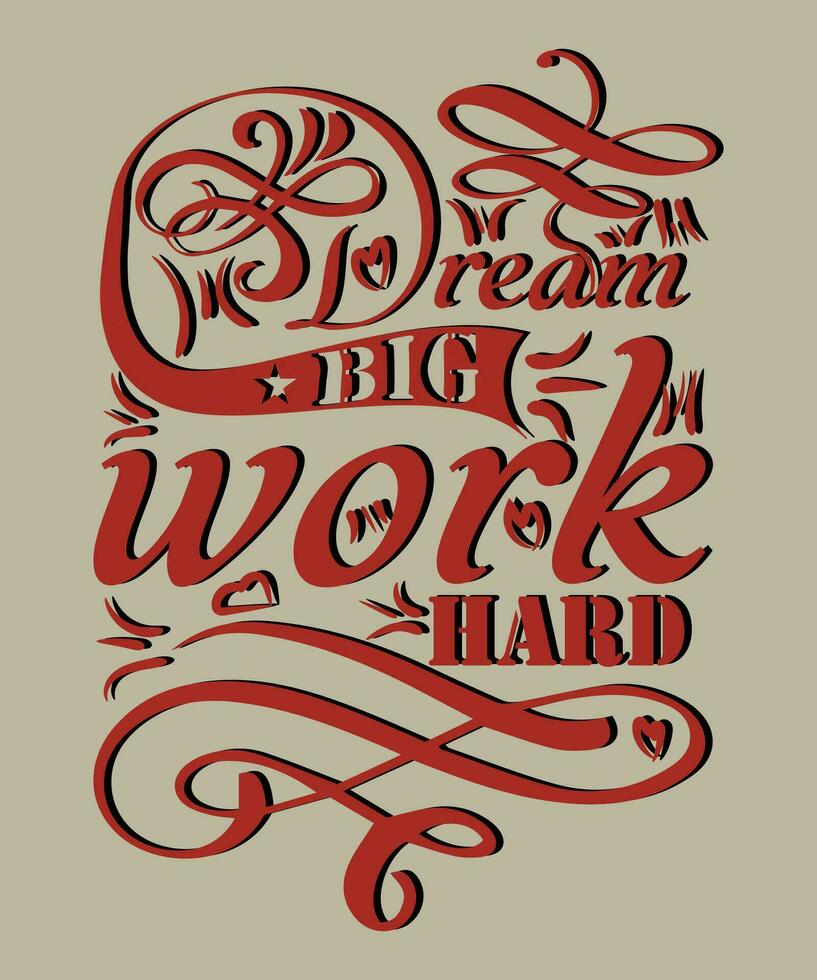 de motivation typographie, affiche, et T-shirt conception vecteur