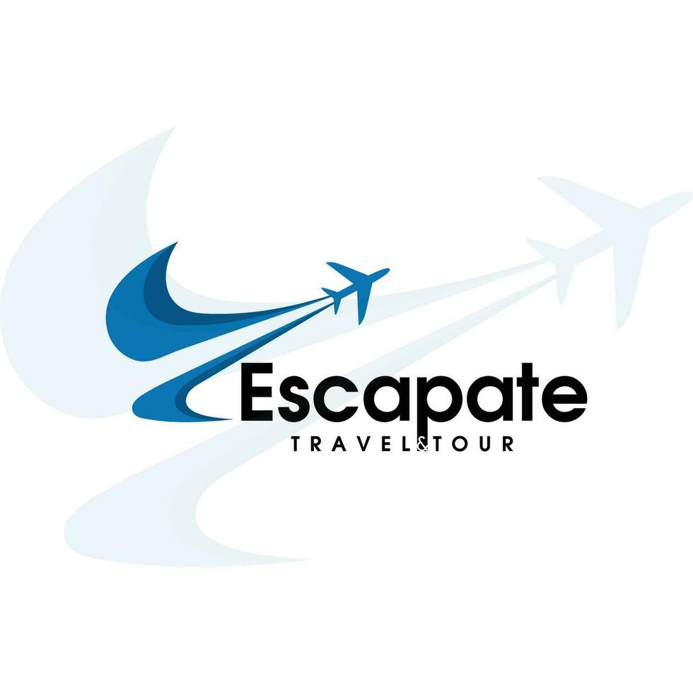 voyage, compagnies aériennes, aviation logo vecteur