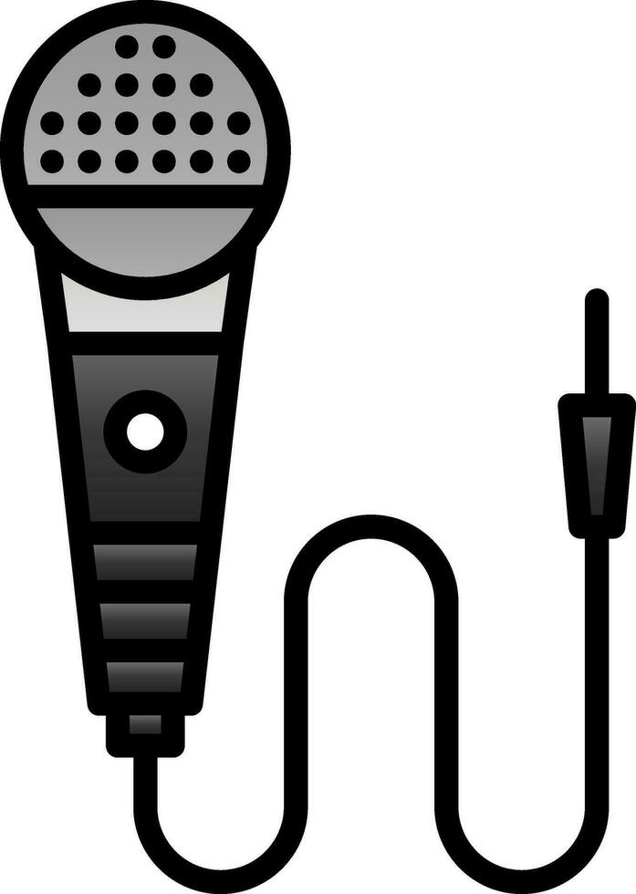 conception d'icône de vecteur de microphone