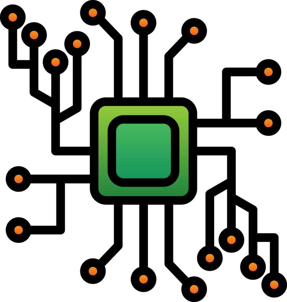 circuits vecteur icône conception