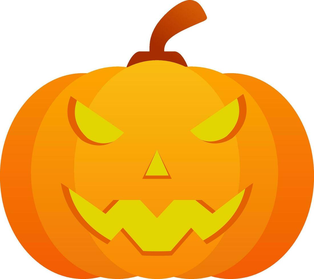 jack o lanterne icône vecteur illustration pour Halloween événement. citrouille jack icône cette pouvez être utilisé comme symbole, signe ou décoration. citrouille icône graphique Ressource pour Halloween fête vecteur conception