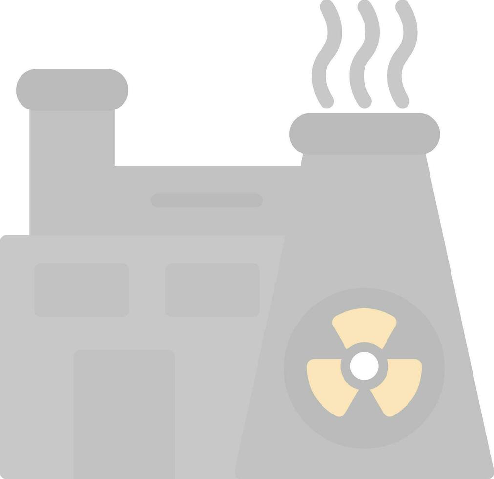 conception d'icône de vecteur d'énergie nucléaire