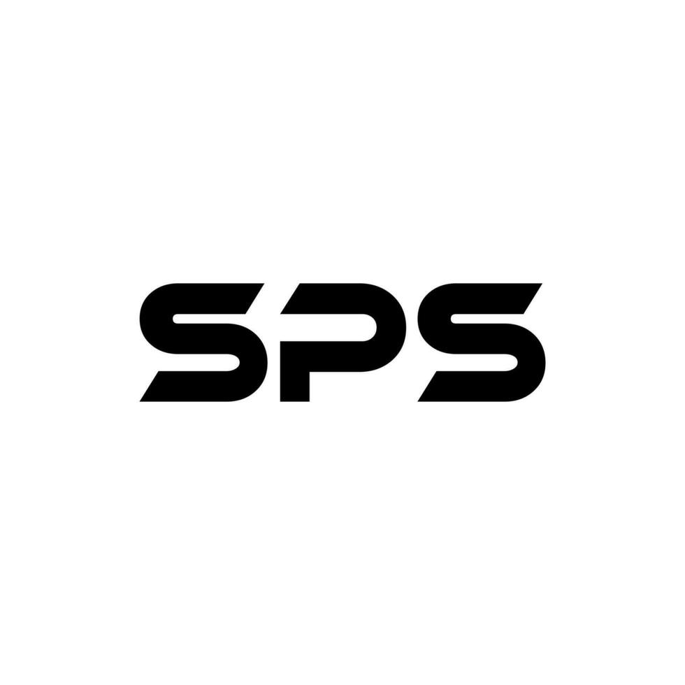 sps lettre logo conception, inspiration pour une unique identité. moderne élégance et Créatif conception. filigrane votre Succès avec le frappant cette logo. vecteur