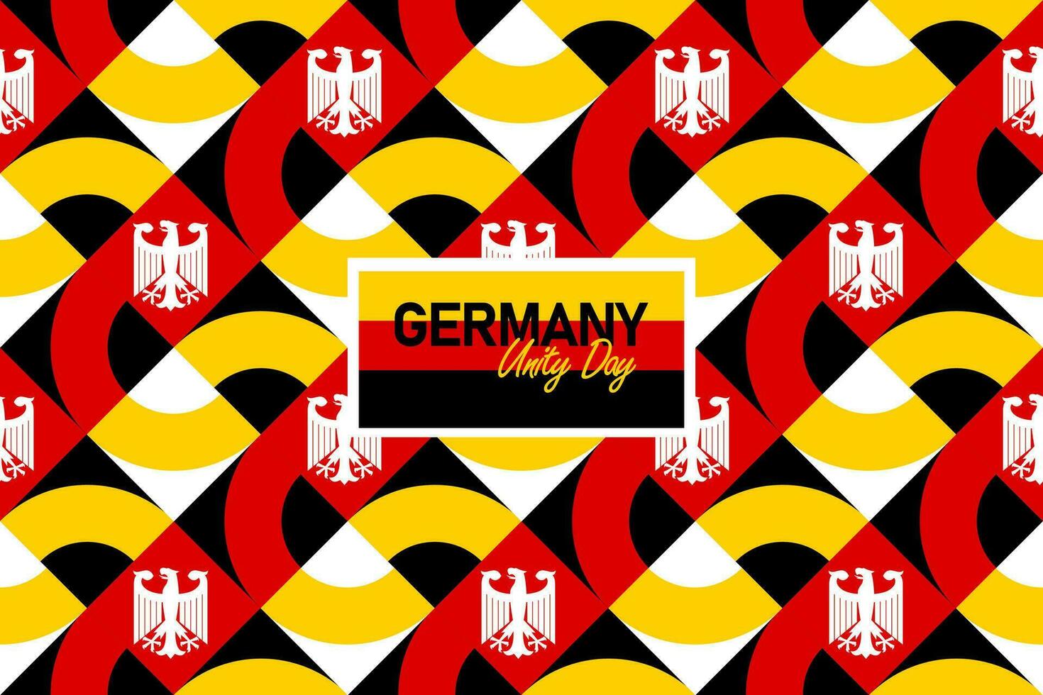 allemand indépendance journée allemand unité journée allemand république journée étiquette der deutschen einheit. deutschland Langue bannière conception allemand indépendance journée Allemagne unité journées vecteur