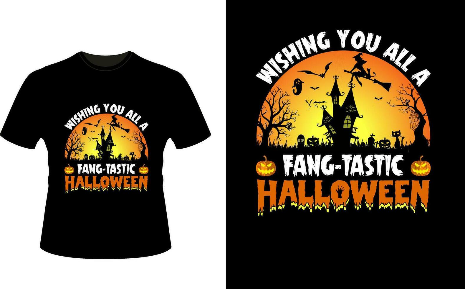 Halloween T-shirt conception, Halloween vecteur ou typographie, citation ou content Halloween Halloween citations t chemise conception vecteur graphique