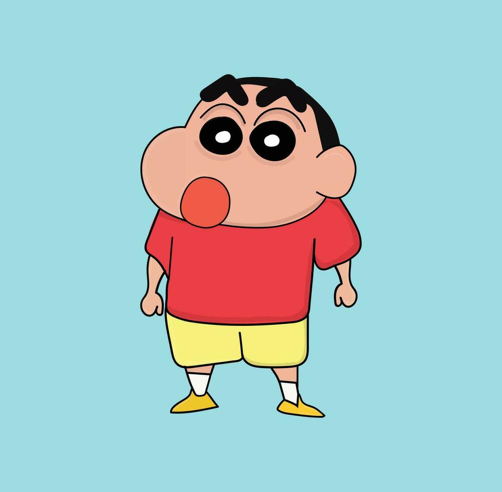 Shin Chan mignonne vecteur