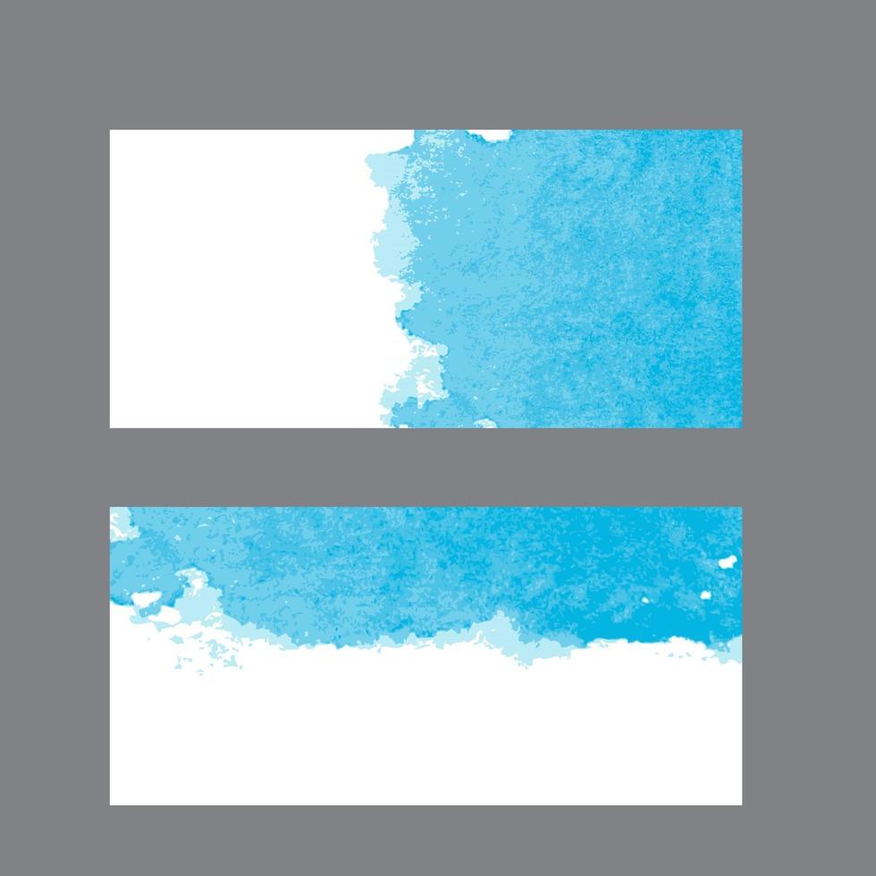 peinture aquarelle abstraite bleue éclabousse illustration. fond de vecteur avec place pour votre texte