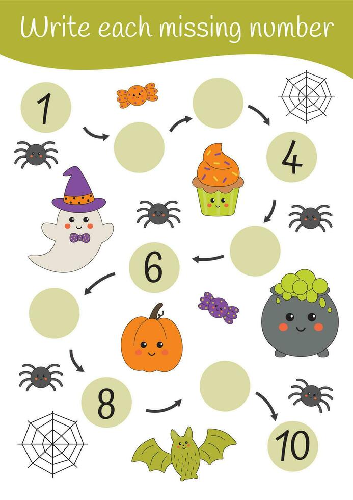 math imprimable éducatif feuille de travail. Halloween mathématique, Comment beaucoup, compte. éducatif Jeux pour enfants d'âge préscolaire et Jardin d'enfants. apprentissage mathématique pages, prof ressources. vecteur