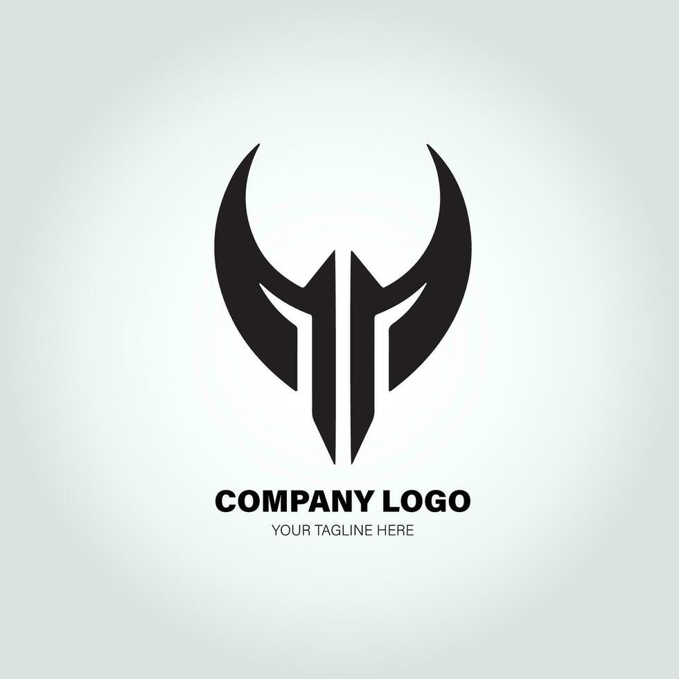 entreprise logo avec pivot formes, dans le style de minimaliste monochromatique, noir et blanc, simple, pochoir conception style vecteur