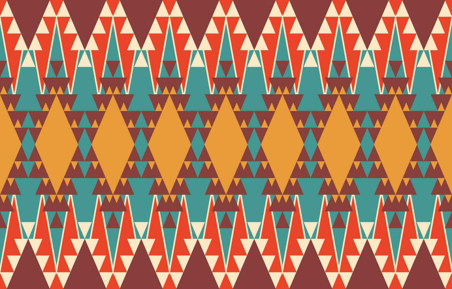 ethnique abstrait ikat art. aztèque ornement imprimer. géométrique ethnique modèle sans couture Couleur Oriental. conception pour Contexte ,rideau, tapis, fond d'écran, vêtements, emballage, batique, vecteur illustration.