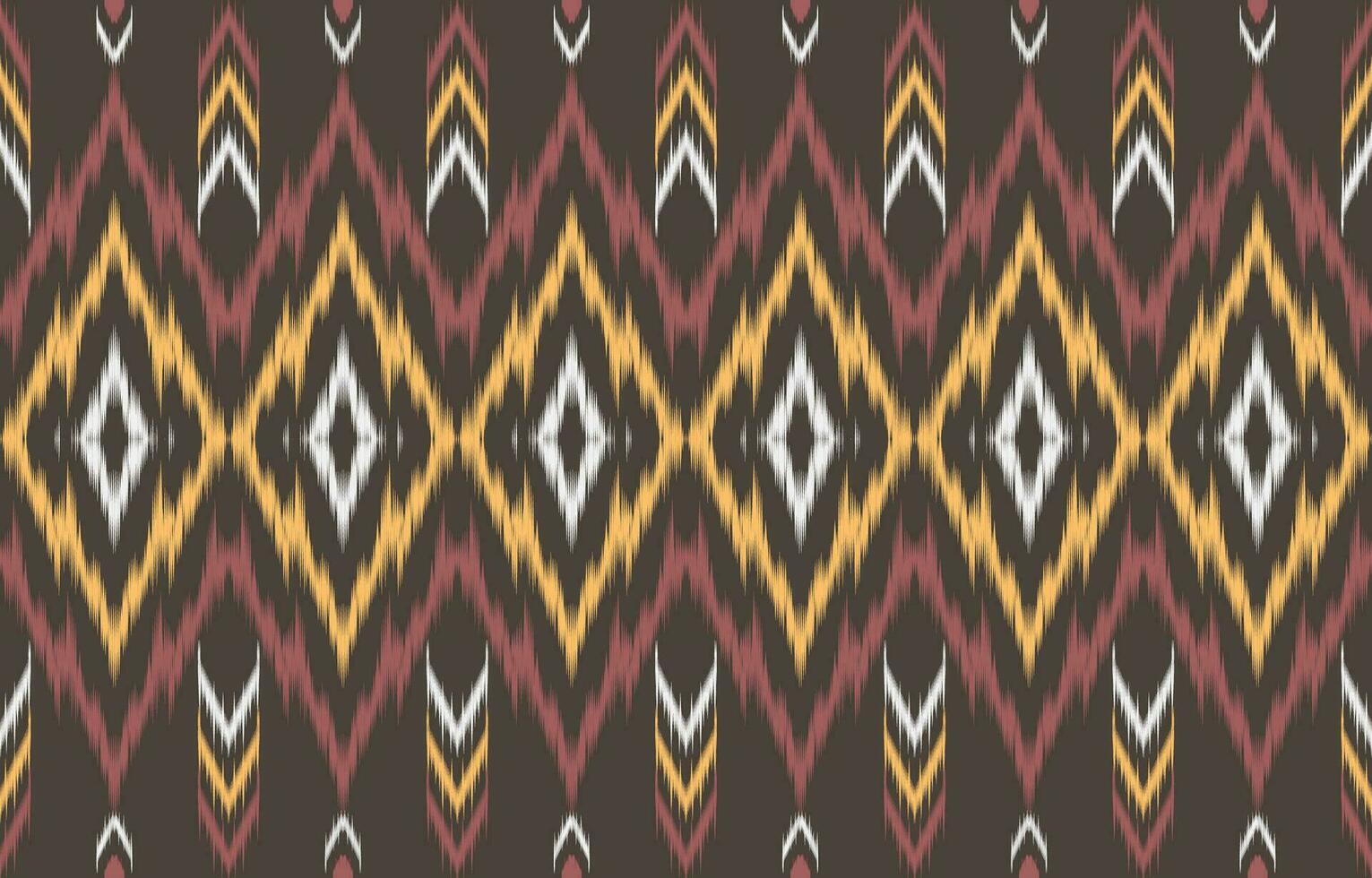 ethnique abstrait ikat art. aztèque ornement imprimer. géométrique ethnique modèle sans couture Couleur Oriental. conception pour Contexte ,rideau, tapis, fond d'écran, vêtements, emballage, batique, vecteur illustration.