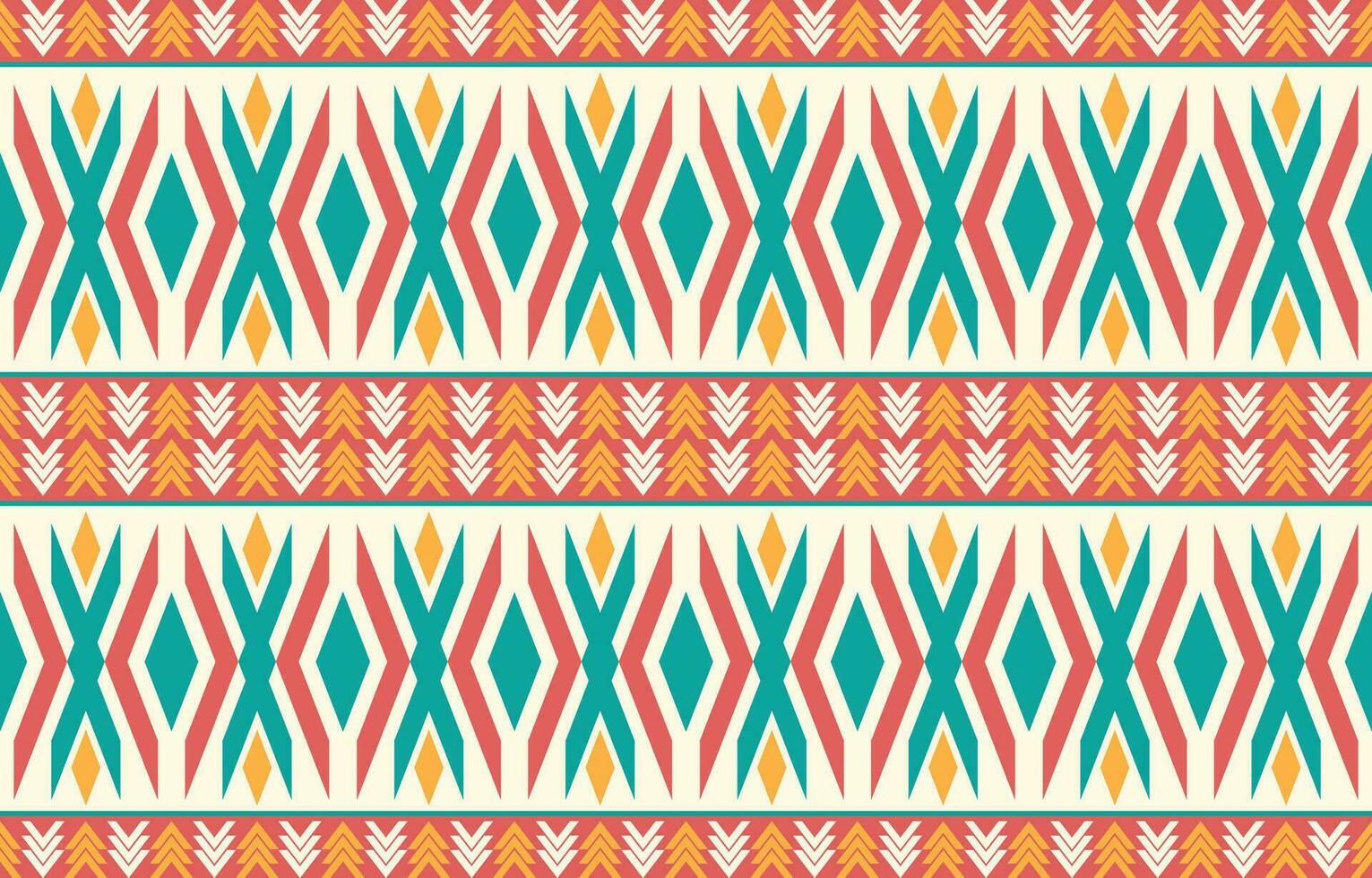 ethnique abstrait ikat art. aztèque ornement imprimer. géométrique ethnique modèle sans couture Couleur Oriental. conception pour Contexte ,rideau, tapis, fond d'écran, vêtements, emballage, batique, vecteur illustration.