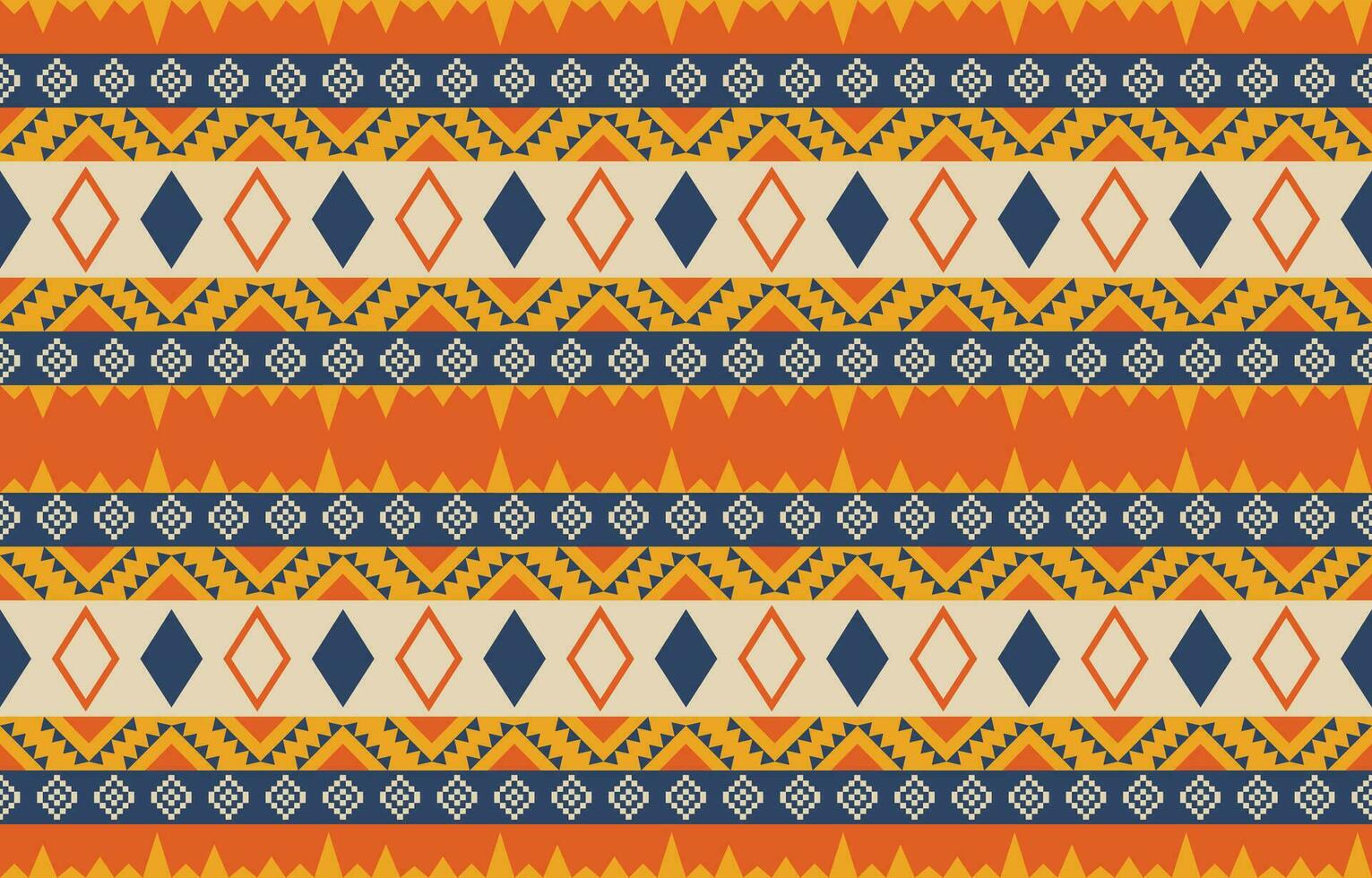 ethnique abstrait ikat art. aztèque ornement imprimer. géométrique ethnique modèle sans couture Couleur Oriental. conception pour Contexte ,rideau, tapis, fond d'écran, vêtements, emballage, batique, vecteur illustration.