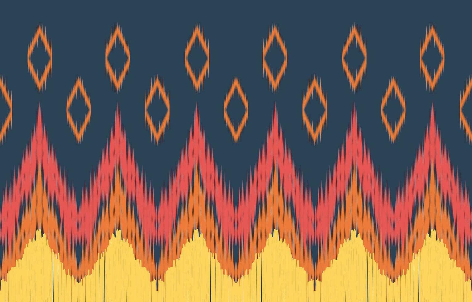 ethnique abstrait ikat art. aztèque ornement imprimer. géométrique ethnique modèle sans couture Couleur Oriental. conception pour Contexte ,rideau, tapis, fond d'écran, vêtements, emballage, batique, vecteur illustration.