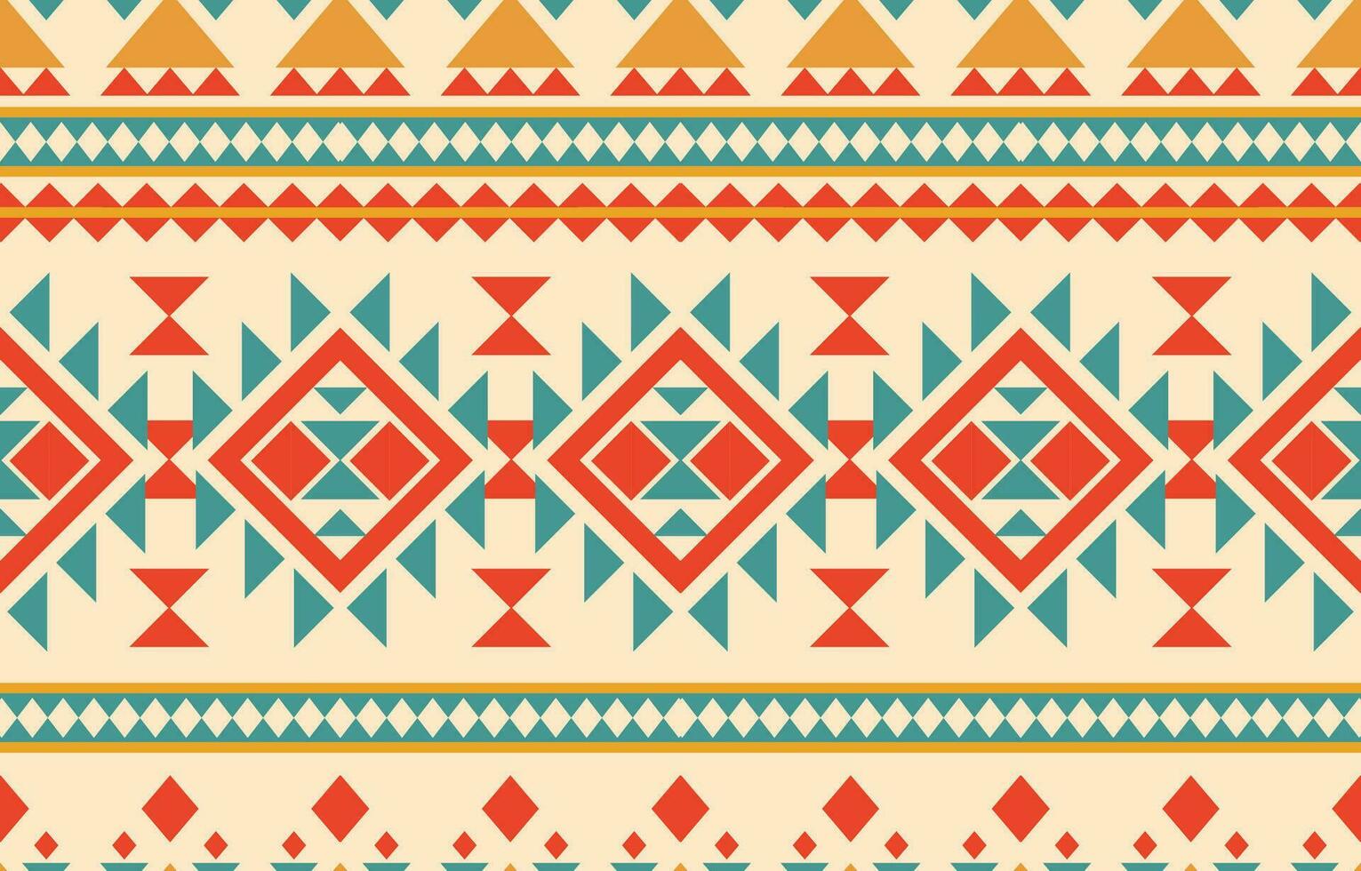 ethnique abstrait ikat art. aztèque ornement imprimer. géométrique ethnique modèle sans couture Couleur Oriental. conception pour Contexte ,rideau, tapis, fond d'écran, vêtements, emballage, batique, vecteur illustration.