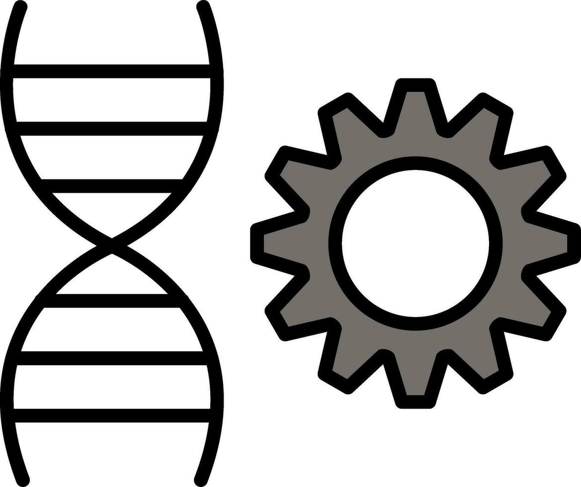génétique vecteur conception élément icône