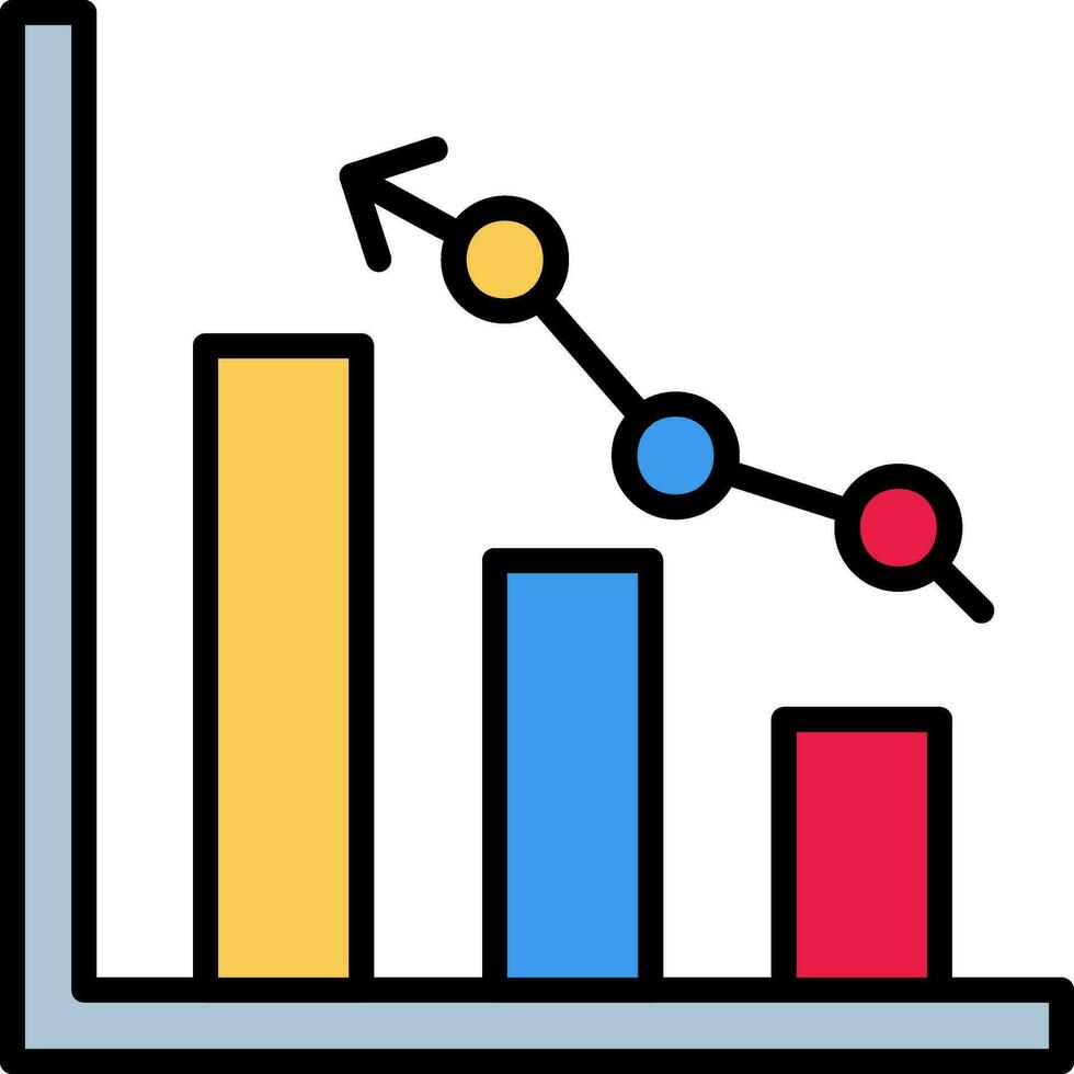 marché une analyse vecteur conception élément icône