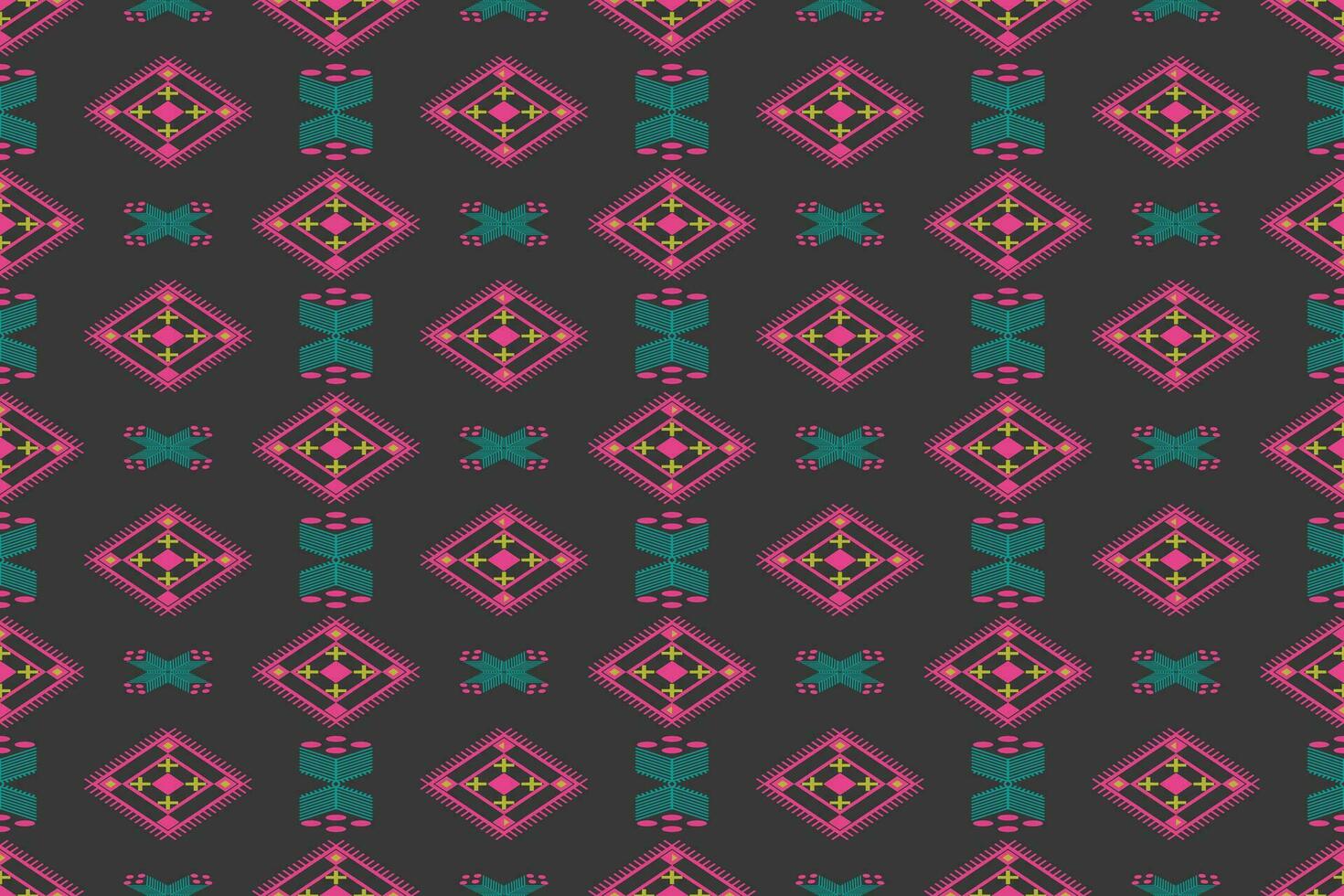 ethnique ikat en tissu modèle géométrique style.africain ikat broderie ethnique Oriental modèle marron crème Contexte. résumé, vecteur, illustration.background avec aztèque tribal ornement. vecteur